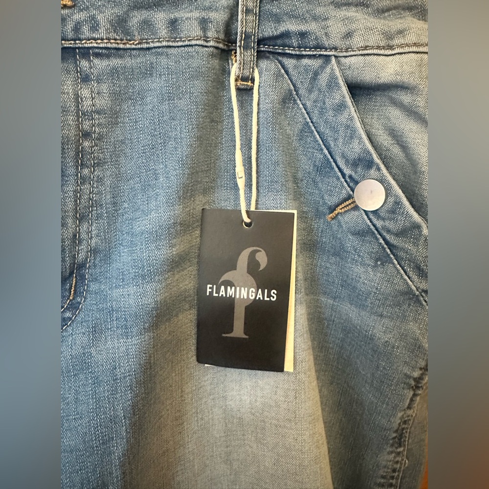Flare & Wide Leg Light Blue Jeans - Picture 2 of 3